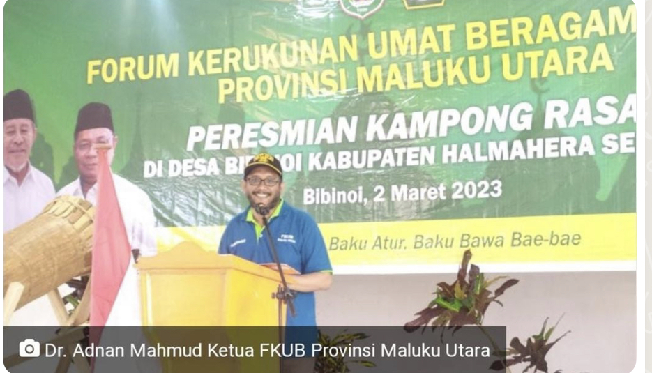 Gubernur Agk Resmikan Program Fkub Kampong Rasai