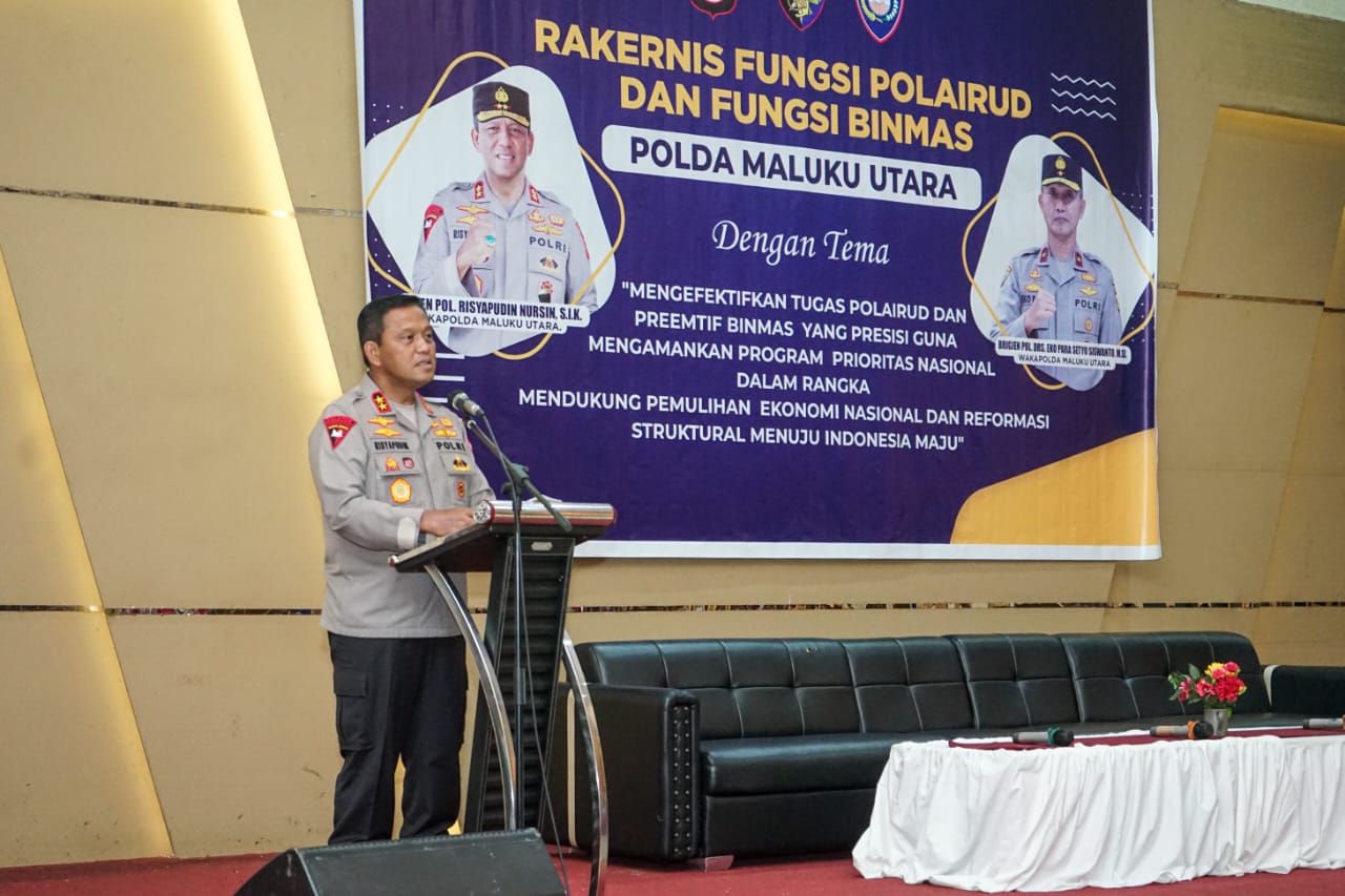 Photo of Kapolda Maluku Utara Pimpin Rakernis Fungsi Polairud dan Fungsi Binmas Polda Maluku Utara Tahun 2022.