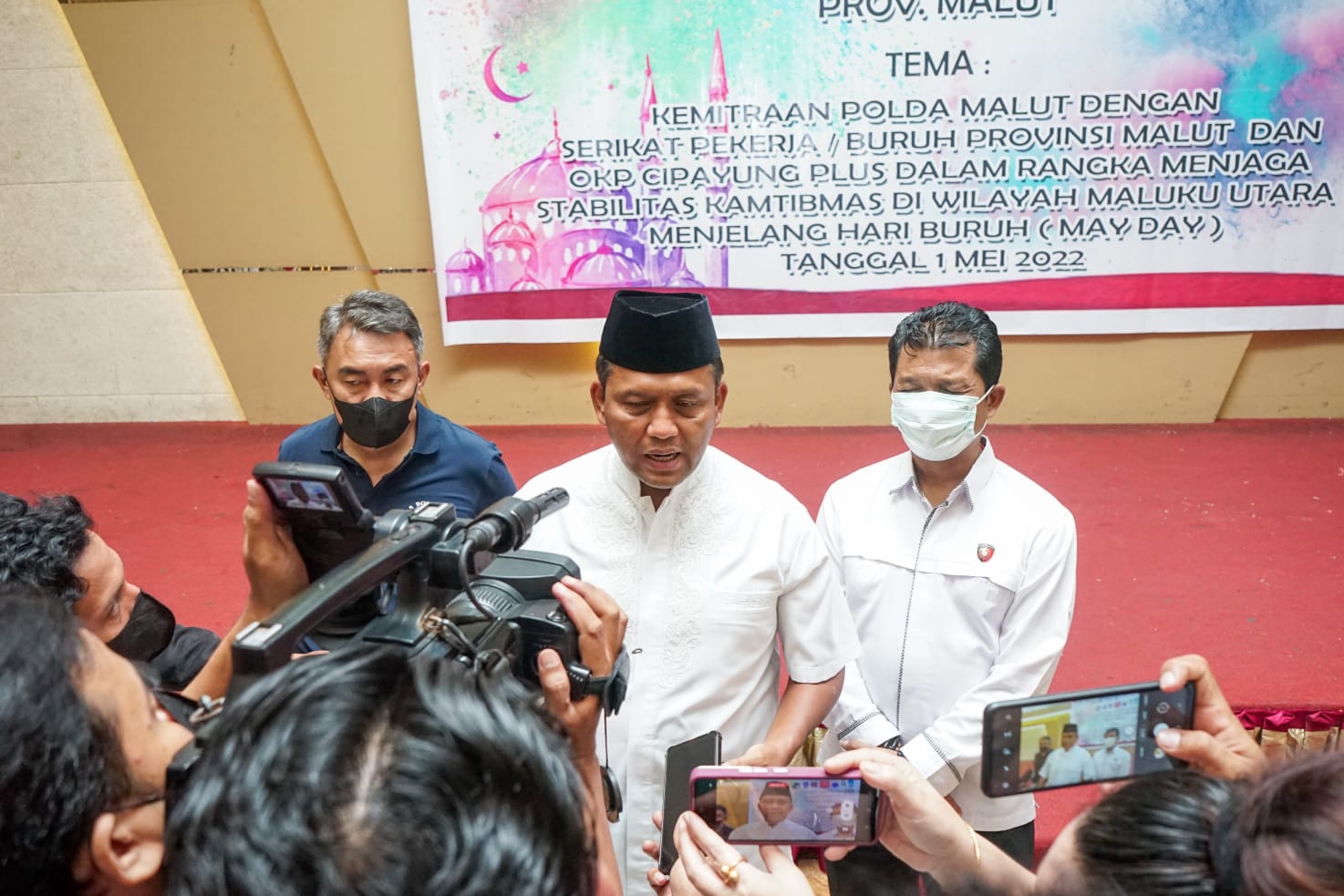 Photo of Wujudkan Situasi Kondusif,Kapolda Malut Hadiri Silaturahmi Dengan Serikat Buruh Dan OKP Cipayung Plus Malut