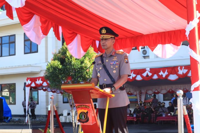 Wakapolda Malut Pimpin Upacara Pembukaan Pendidikan Pembentukan Bintara Polri