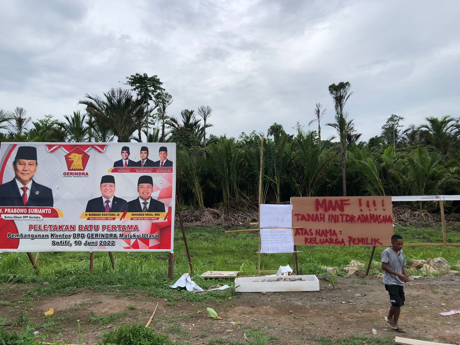 Photo of SOAL LAHAN KANTOR HANYA MISKOMONIKASI, KELUARGA TELAH MEMINTA MAAF KE GERINDRA.