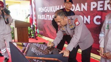 Photo of Kapolda Maluku Utara Resmikan Kompi Brimob Bataliyon C di Halteng