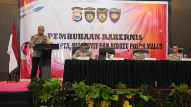 Photo of Kapolda Malut Buka Rakernis Samapta, Pamobvit dan Keuangan Polda Malut T.A 2023