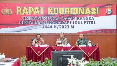 Photo of Mantapkan Persiapan Pengamanan Hari Raya Idul Fitri 1444 H, Polda Gelar Rapat Koordinasi Lintas Sektoral