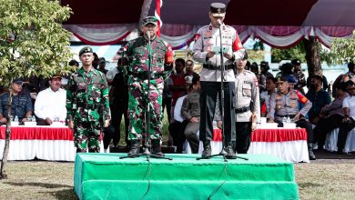 Photo of Pastikan Kesiapan Pengamanan Kunjungan Wapres RI, TNI-Polri gelar Apel Kesiapan Pengamanan