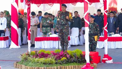 Photo of Kapolda Maluku Utara Pimpin Upacara Peringatan HUT ke-78 Brimob Polri