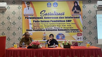 Photo of Dinas Pendidikan Hal-Sel Gelar Sosialisasi Perundungan, Kekerasan dan Intoleransi Tingkat SMP