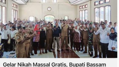 Photo of 204 Pasutri Ikuti Nikah Gratis Program Pemda Hal-Sel di Apresiasi Bupati Bassam Kasuba